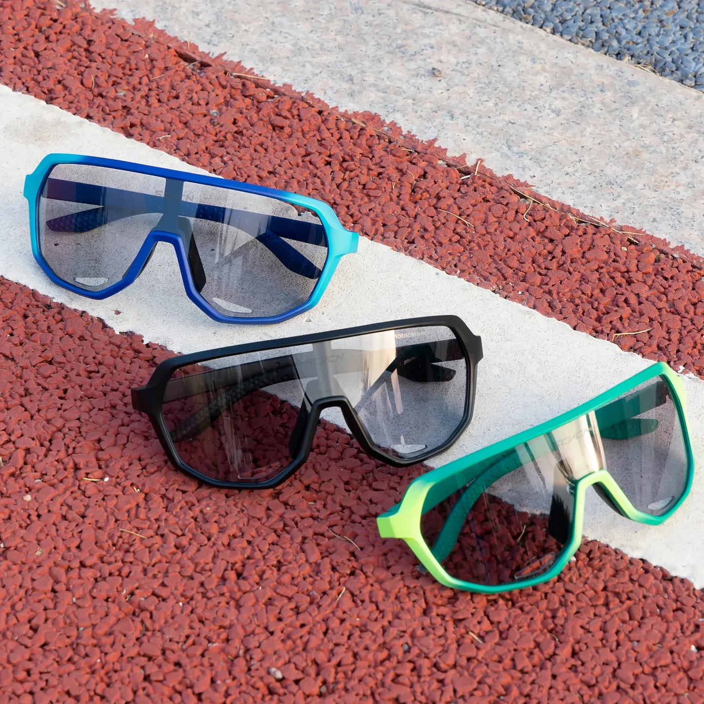 SCVCN Outdoor Sport Bike Photochromic Sunglasses Men Women bicycle MTB