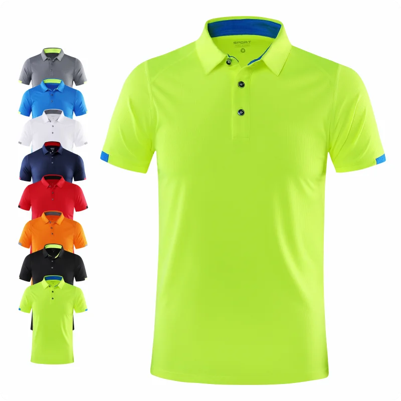 Casual Sports Quick-drying Lapel Short-sleeved POLO Shirt Cycling Suit