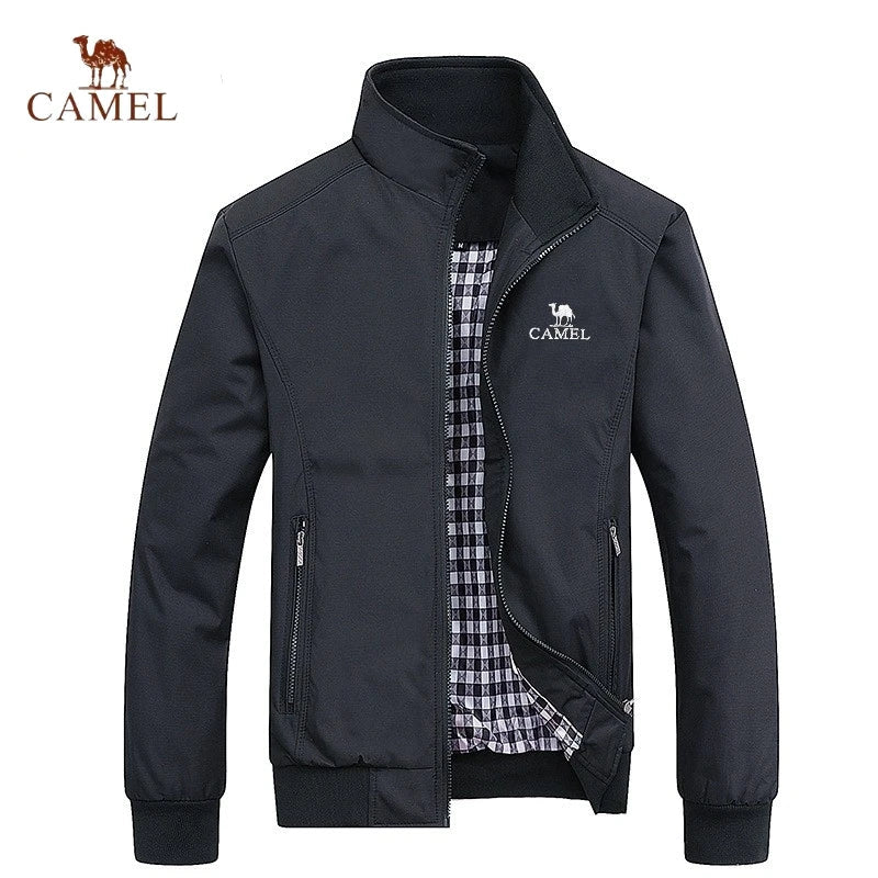 Embroidered CAMEL Spring and Autumn Casual Solid Color Fashion Slim