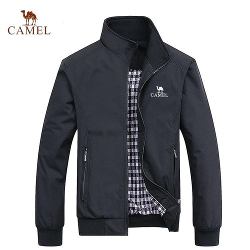 Embroidered CAMEL Spring and Autumn Casual Solid Color Fashion Slim