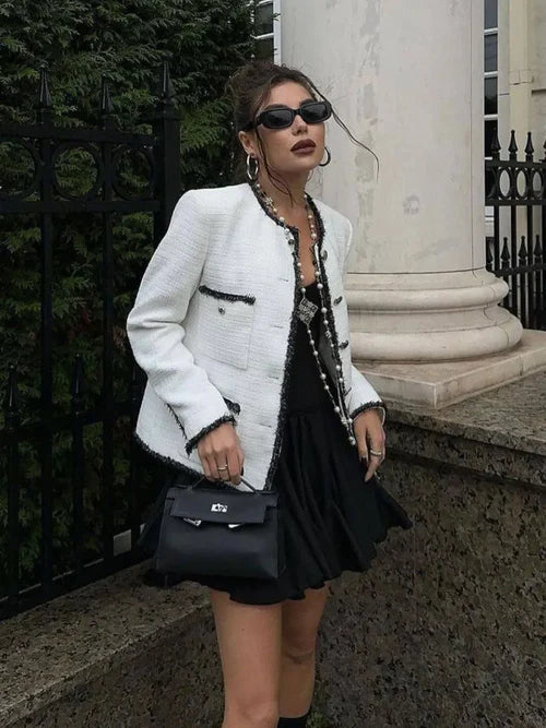 Wolfeel Summer White Mini Skirt High Waist Sexy Cute Ruffle Vintage