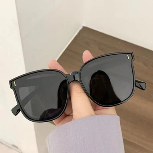 Fashion Korean Personality Ins Trend Black Square Frame UV400