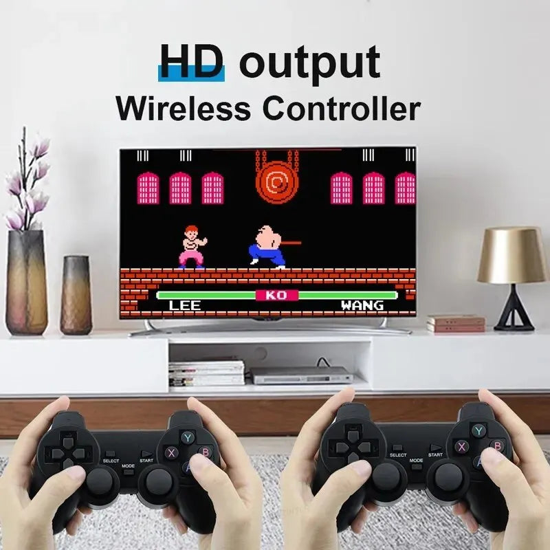 Video Game Console Built-in 20000 Games Wireless Controller TV Game