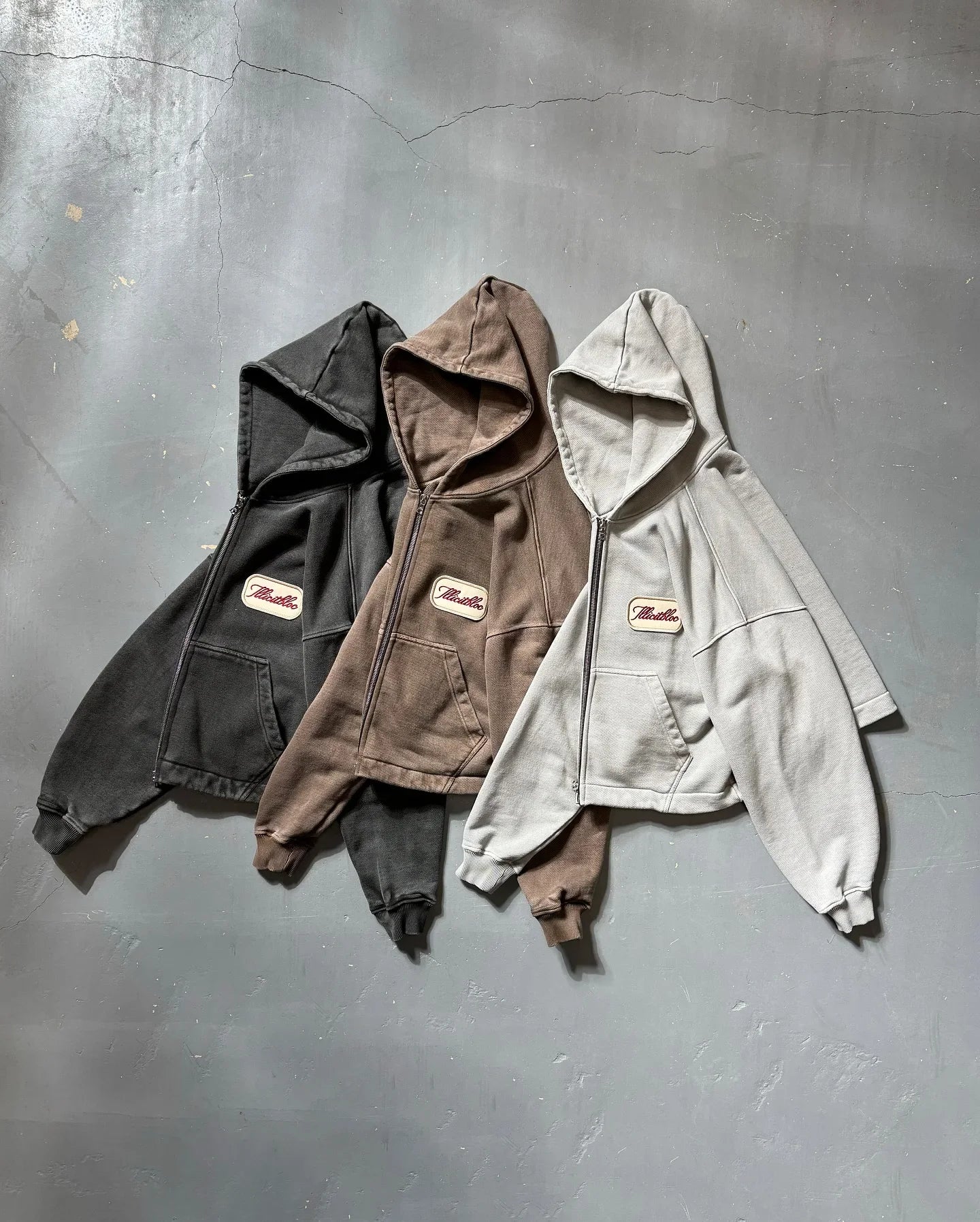 Casual Fashion American Solid Color Cotton Oversized Sweatshirt Men