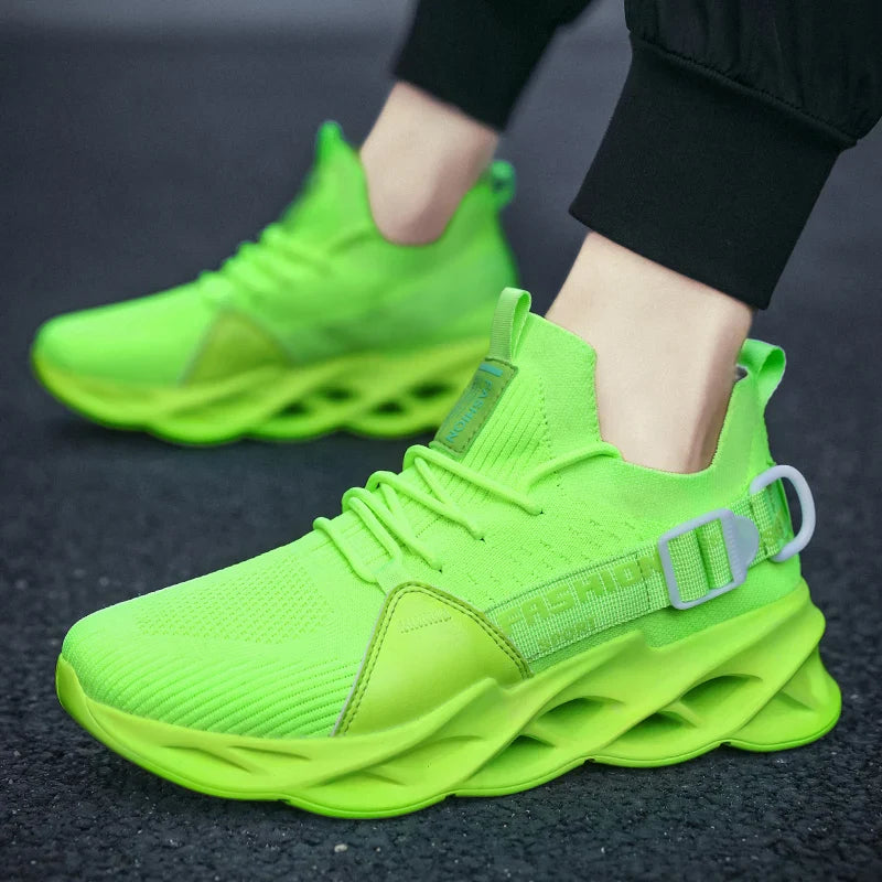 Summer Men Shoes Sneakers Fashion Breathable Platform Running Shoes