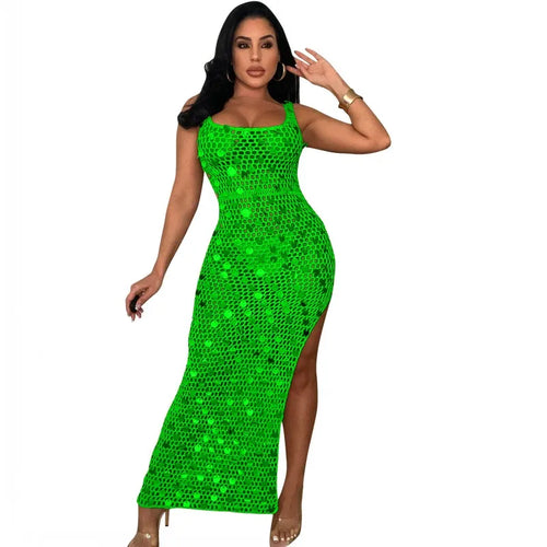 New Sexy S - XXL Fringe Sequin Knitted Crochet Tunic Beach Cover Up