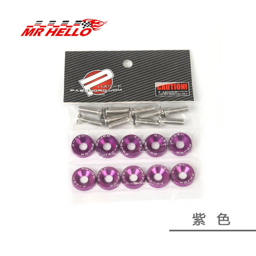 Improved Automotive Hexagonal Fasteners, Mudguard Washers, Bumper