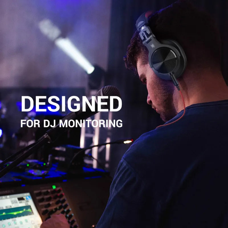 Oneodio Wired Over Ear Headphone With Mic Studio DJ Headphones