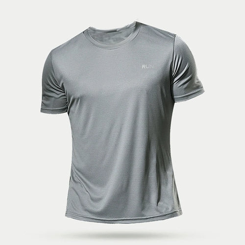 1 Piece Men's Short Sleeve Undershirt Man Athletic T-Shirt Quick