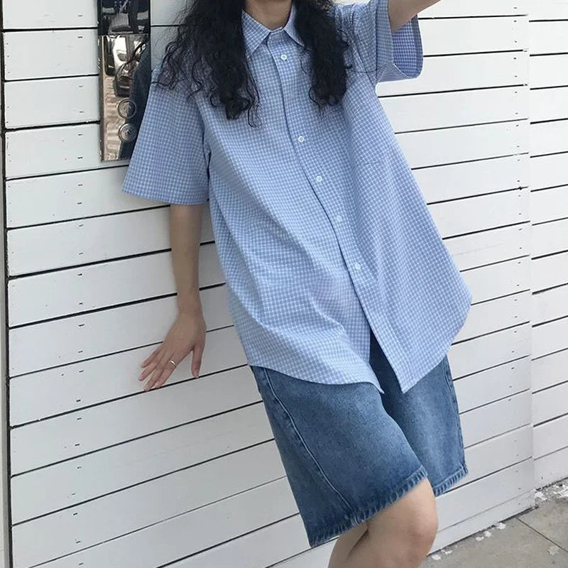 S-4XL Shorts Women Retro High Waist Zipper New Arrival Loose Denim