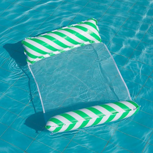 Foldable Floating Water Hammock Float Lounger Inflatable Pool Mat