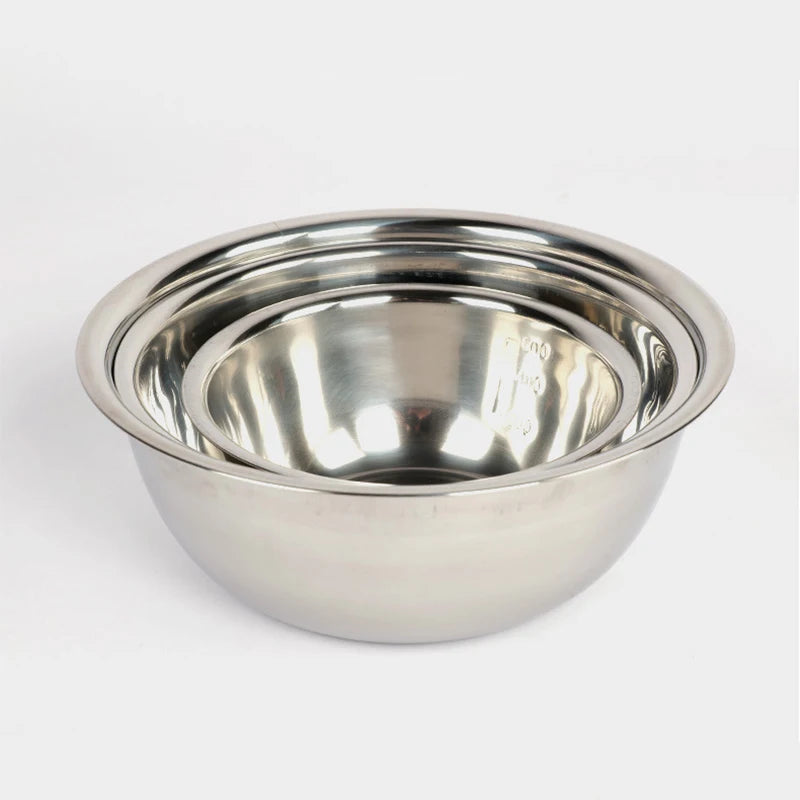 Scaled Mixing Bowl Stainless Steel Whisking Bowl For Knead Dough Salad