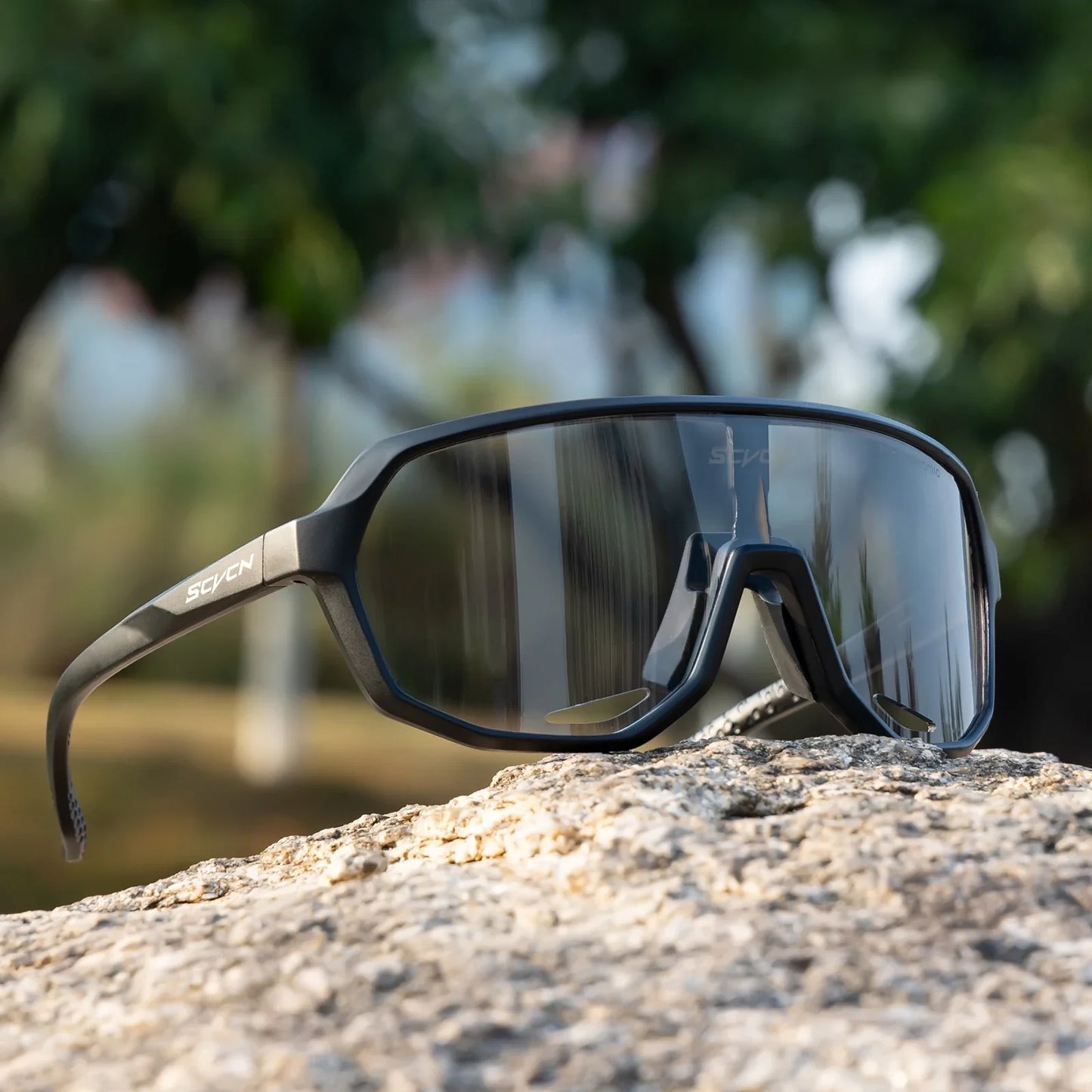 SCVCN Outdoor Sport Bike Photochromic Sunglasses Men Women bicycle MTB
