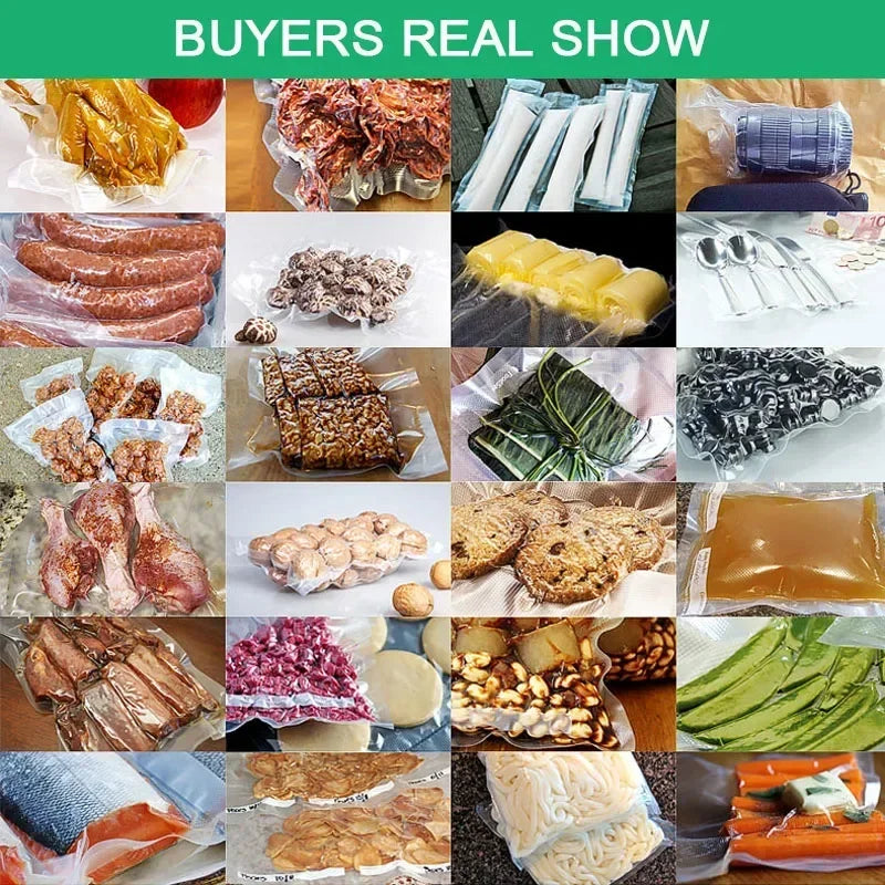 Food Vacuum Storage Packaging Bags for Vacuum Sealer Meat Fruit