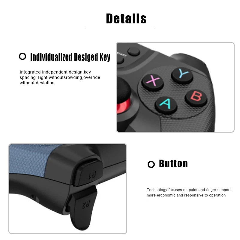 Wireless Gamepad Gaming Control Video Game Pad Bluetooth Controller