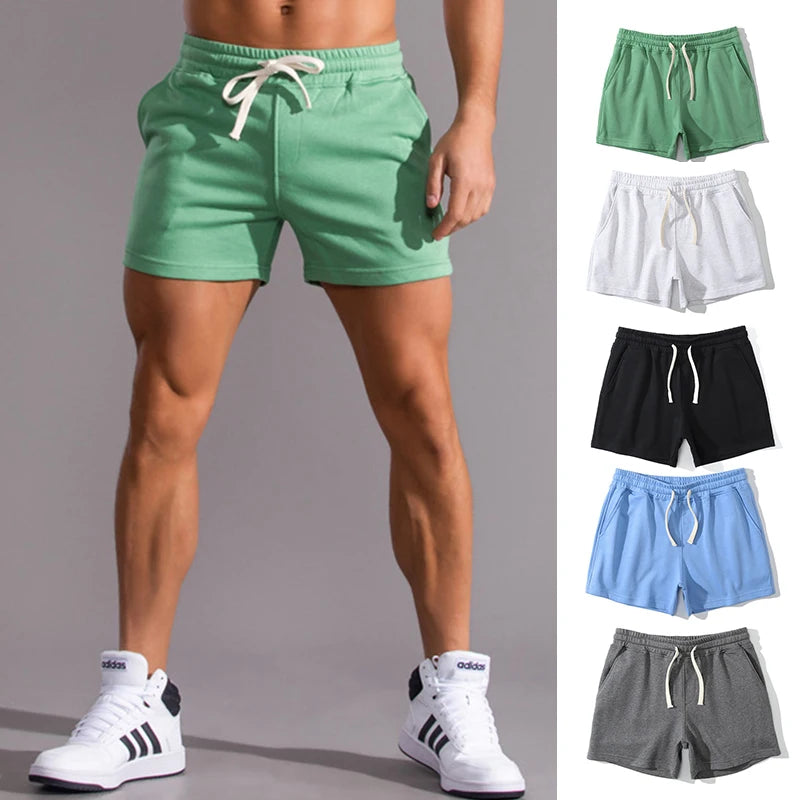 Summer Casual Shorts Men Breathable 100% Cotton Beach Shorts