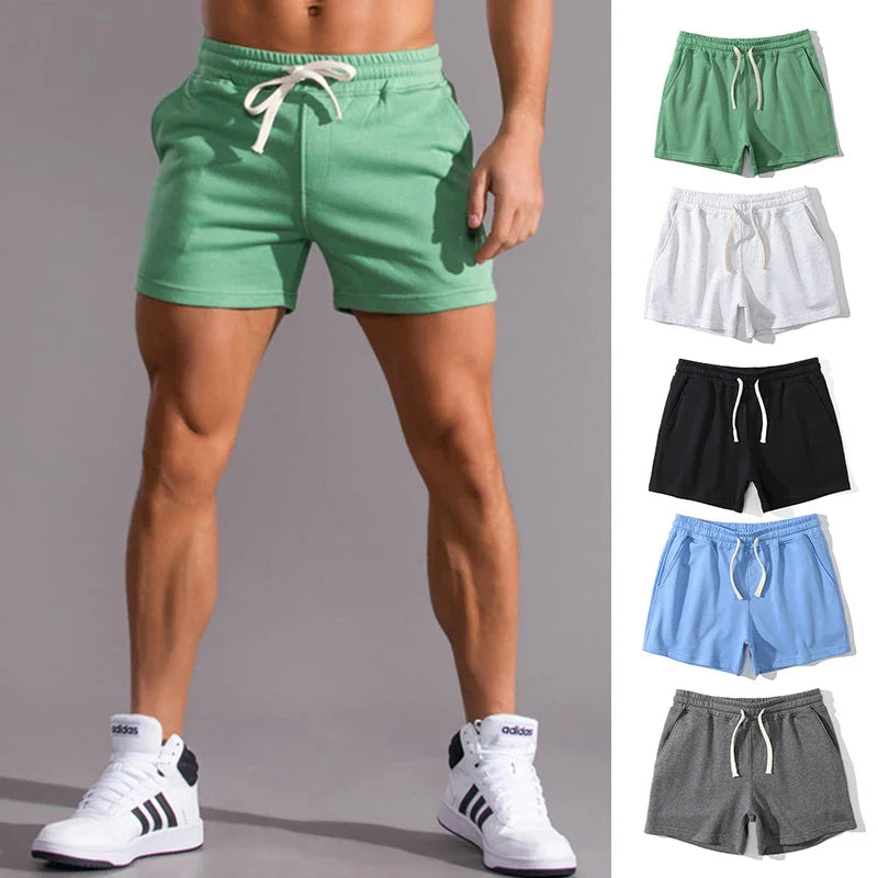 Summer Casual Shorts Men Breathable 100% Cotton Beach Shorts