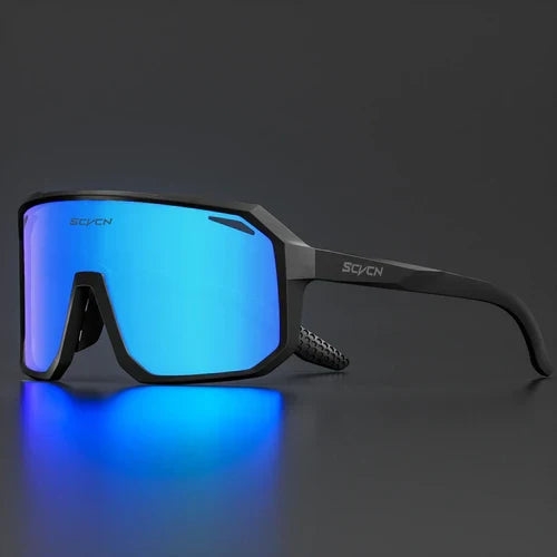 SCVCN New Cycling Glasses Bike Sunglasses Men UV400 Eyewear Outdoor