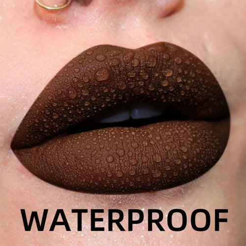 19 colors Matte Velvet Lip Gloss Waterproof Liquid Lipstick Nude Black
