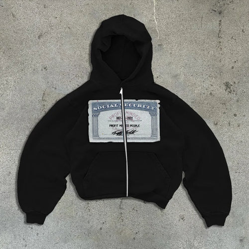 Y2K retro autumn hoodies for men and women printed personalized