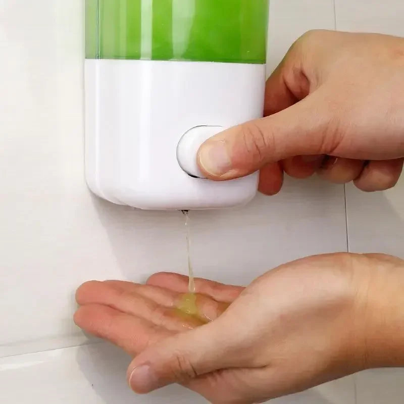Wall mounted Soap Dispenser, Manual Press, 500/1000ML Capacity,