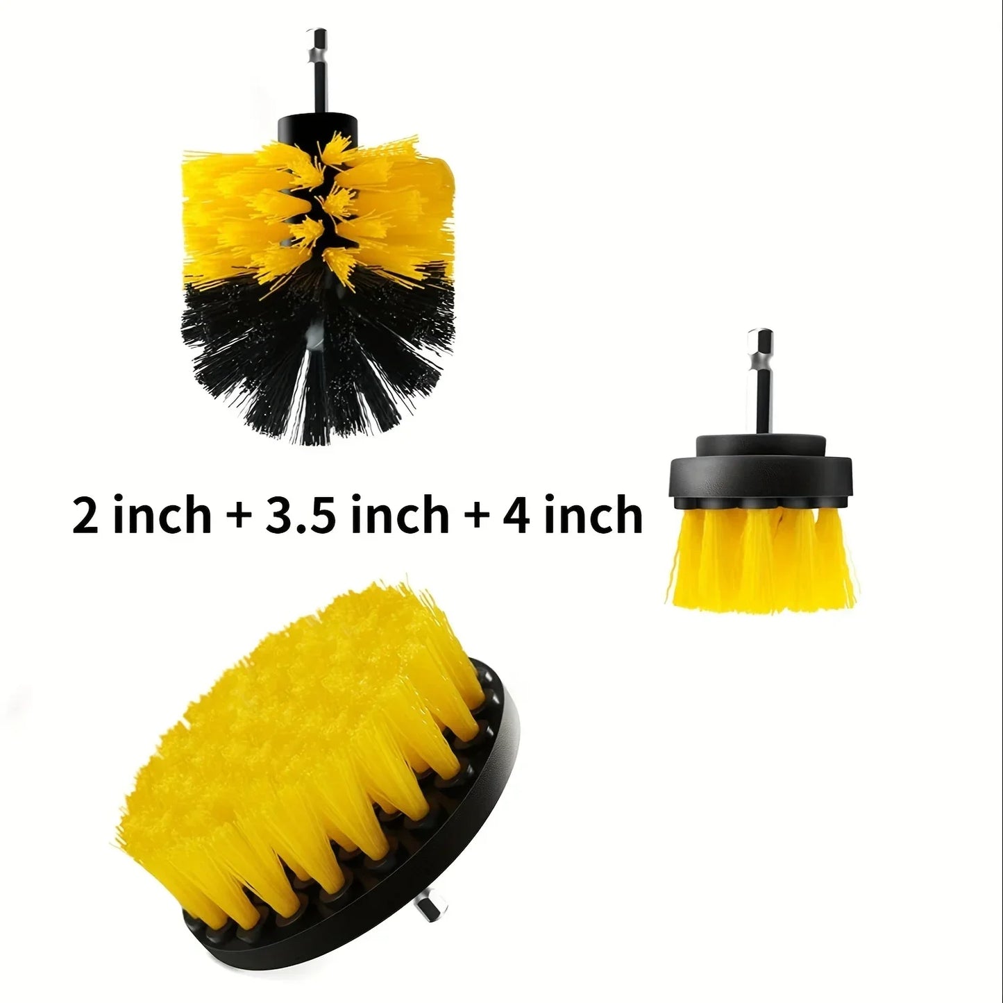 7-Piece Drill Brush Attachment Set, Cleaning Brush Tool Kit,