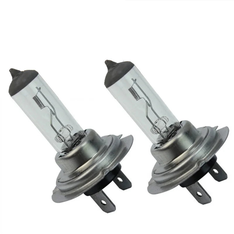2Pcs Car H7 Xenon Headlight 55W 6000K Halogen White Light Lamp 12V