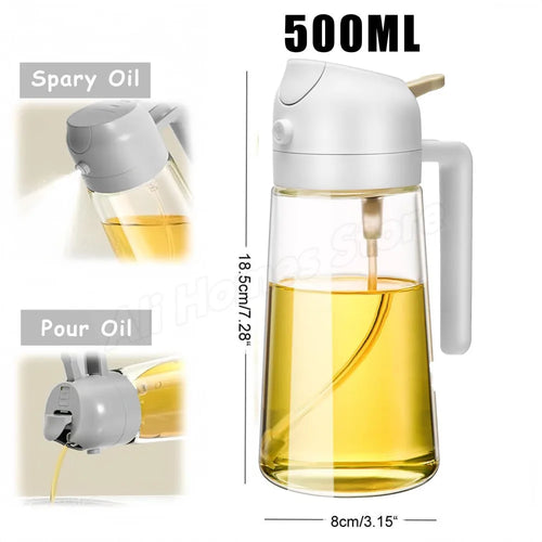 Kitchen Oil Spray Bottle Cooking Olive Oil Sprayer 200/300/500ML