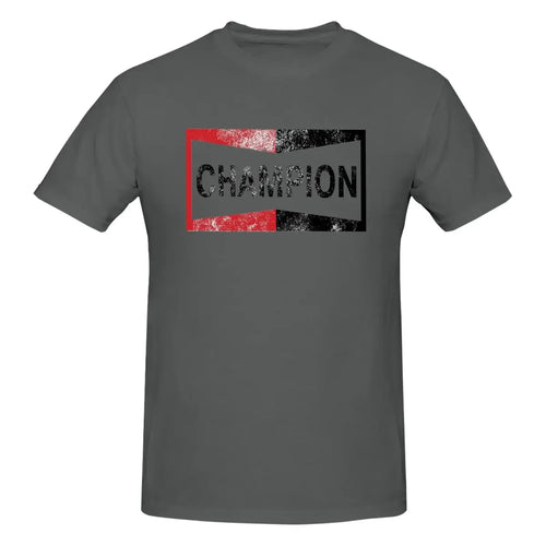 Champion Vintage Logo 100% Cotton T-shirt Men's Oversized T Shirts Men