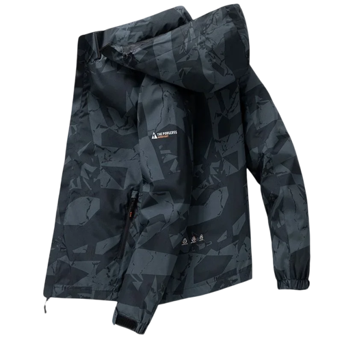 Hooded Hiking Jacket Men Outdoor Bomber Jackets Waterproof Windbreaker