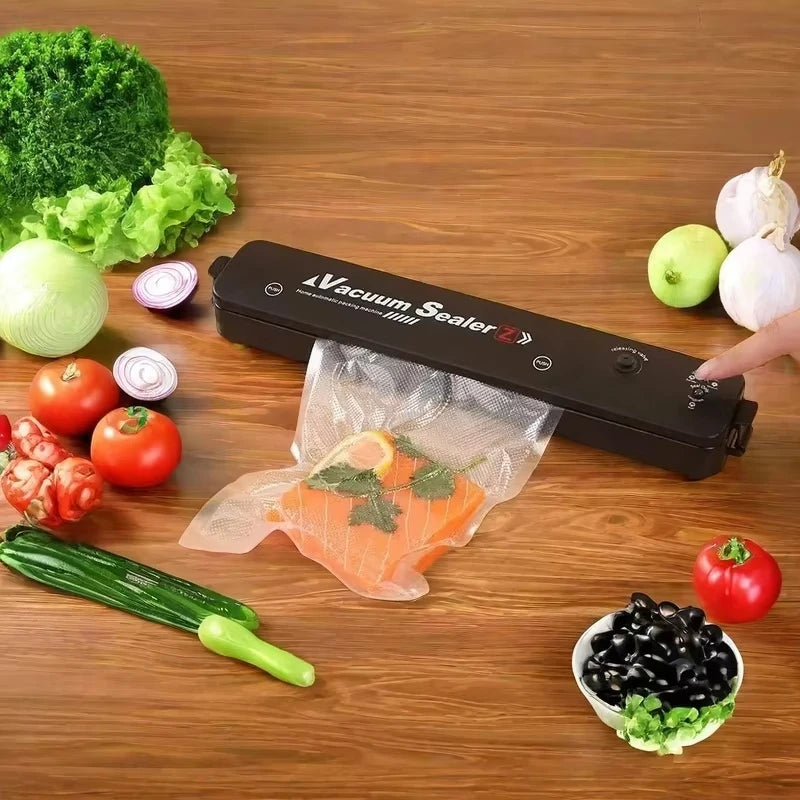 Kitchen Home Vacuum Sealer Food Preservation Plastic Bags Sealer