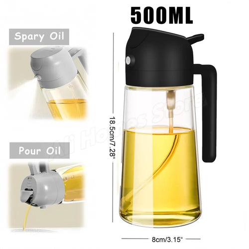 Kitchen Oil Spray Bottle Cooking Olive Oil Sprayer 200/300/500ML