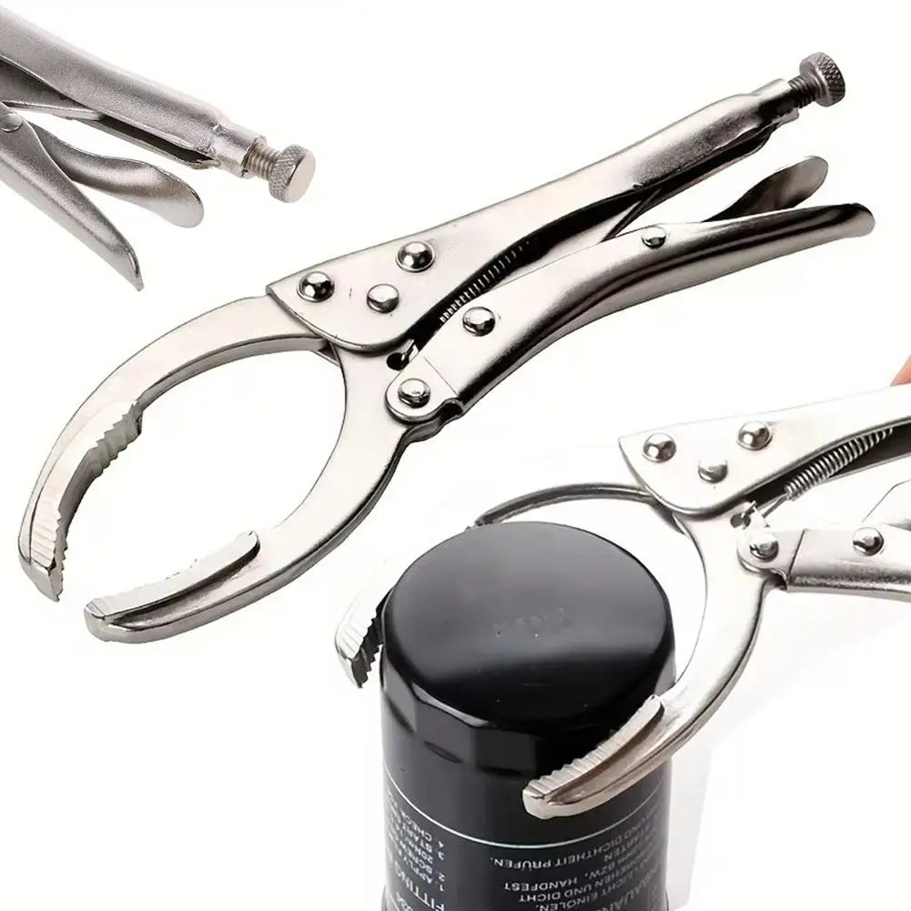 Chromeplate Adjustable Oil Filter Wrench 50mm-90mm Automotive oil