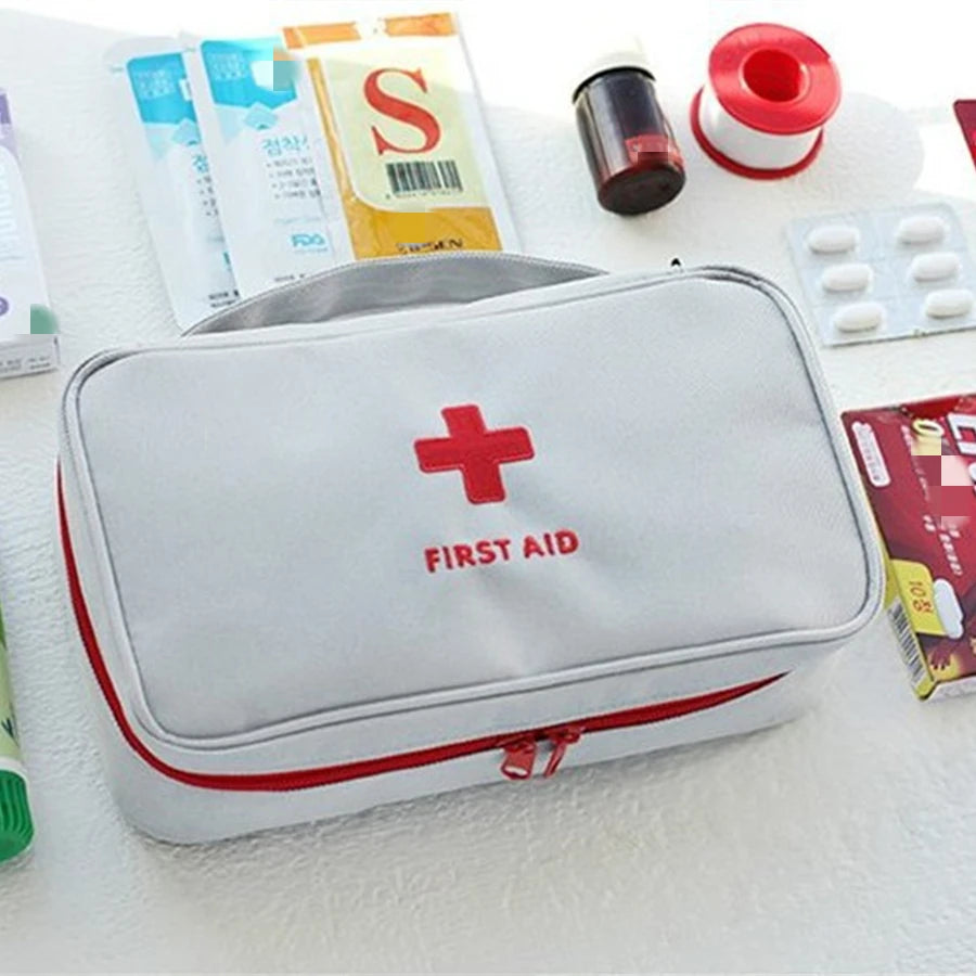 Health Medicine First Aid Kit Oxford Cloth Portable Travel Storage
