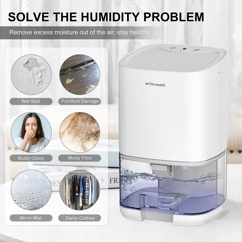 New Pattern Air Dehumidifier Mute Moisture Absorbers Air Dryer For