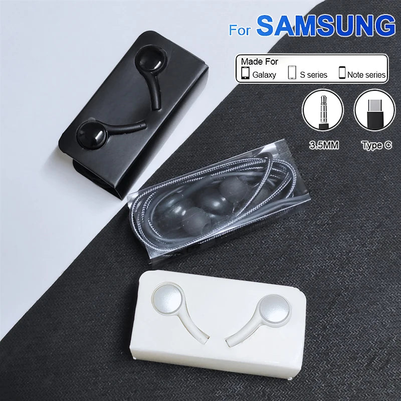 Original Type C Wired Earbuds Headphones For Samsung Galaxy S23 S22
