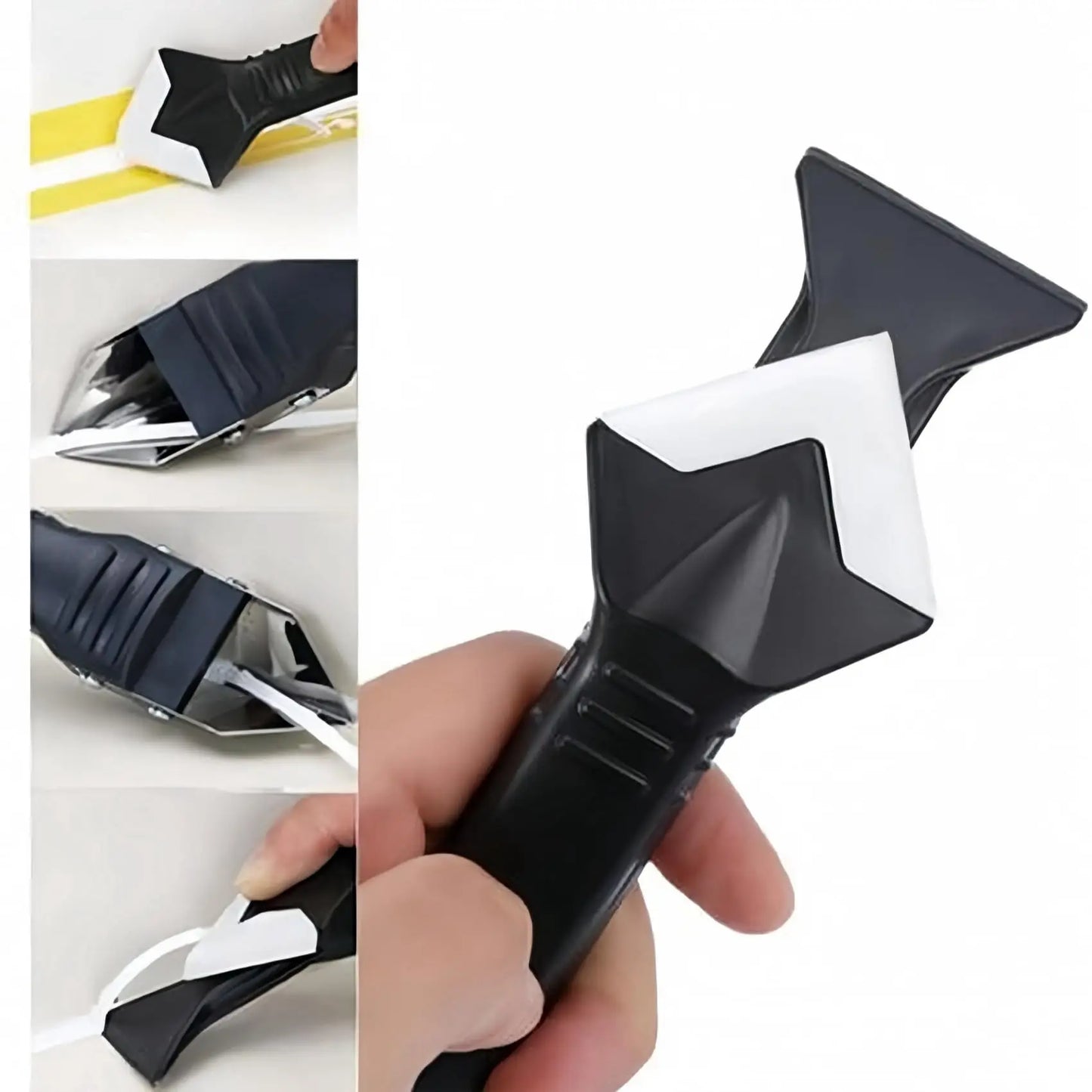 Silicone Caulking Tool 5 in 1 Multi-function Scraper Tool Grout and