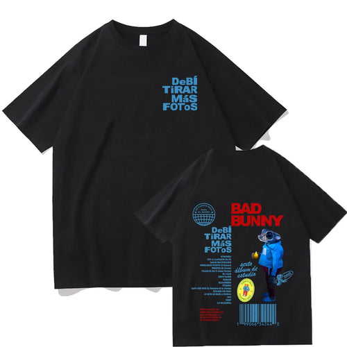 Bad Bunny Debi Tirar Más Fotos T-Shirts Harajuku Unisex Clothes Women