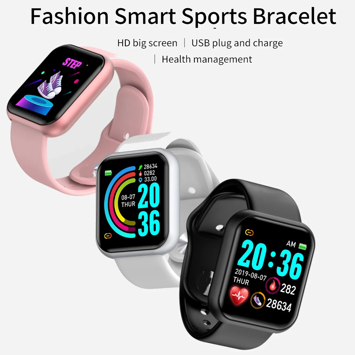 Bluetooth Smart Watches For Women Men Networked Phone Control Music