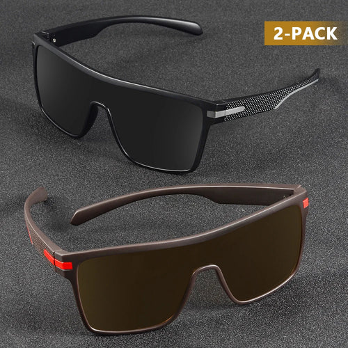CRIXALIS Fashion Polarized Sunglasses For Men Square Oversized Anti