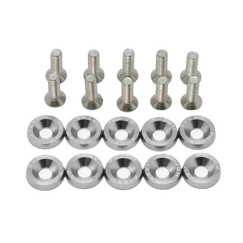 10 PCS M6 Car Modified Fasteners Fender Washer Bumper Engine Concave