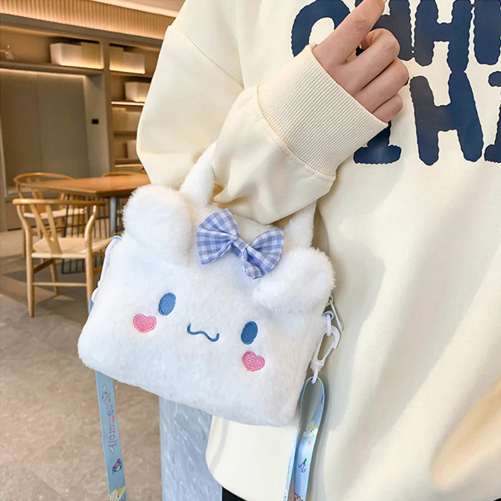 Sanrio Bag Kawaii Kuromi Cinnamoroll My Melody Cartoon Anime Plush