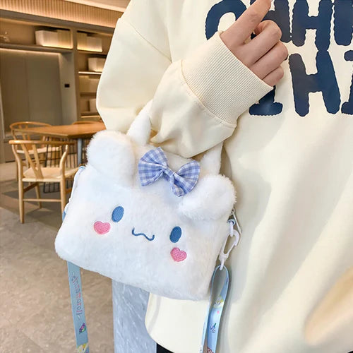 Sanrio Bag Kawaii Kuromi Cinnamoroll My Melody Cartoon Anime Plush