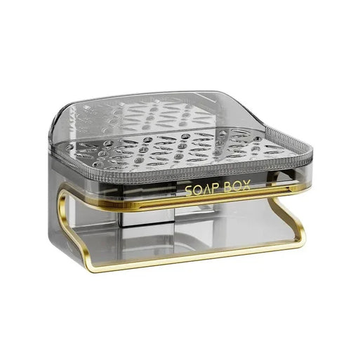Elegant Soap Holder With Self-Adhesive, Wall-Mounted, No Drilling,No