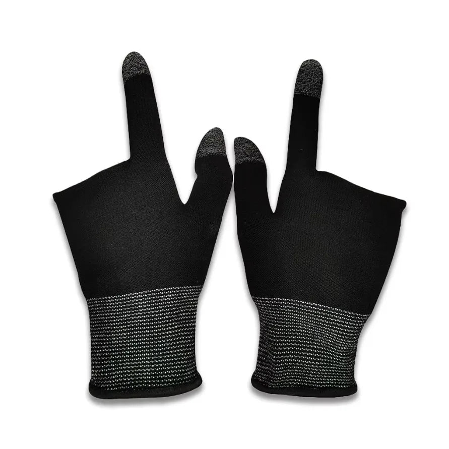Upgrade 2pcs Finger Thumb Sleeve Gloves For Gamer Non-scratch Mobile