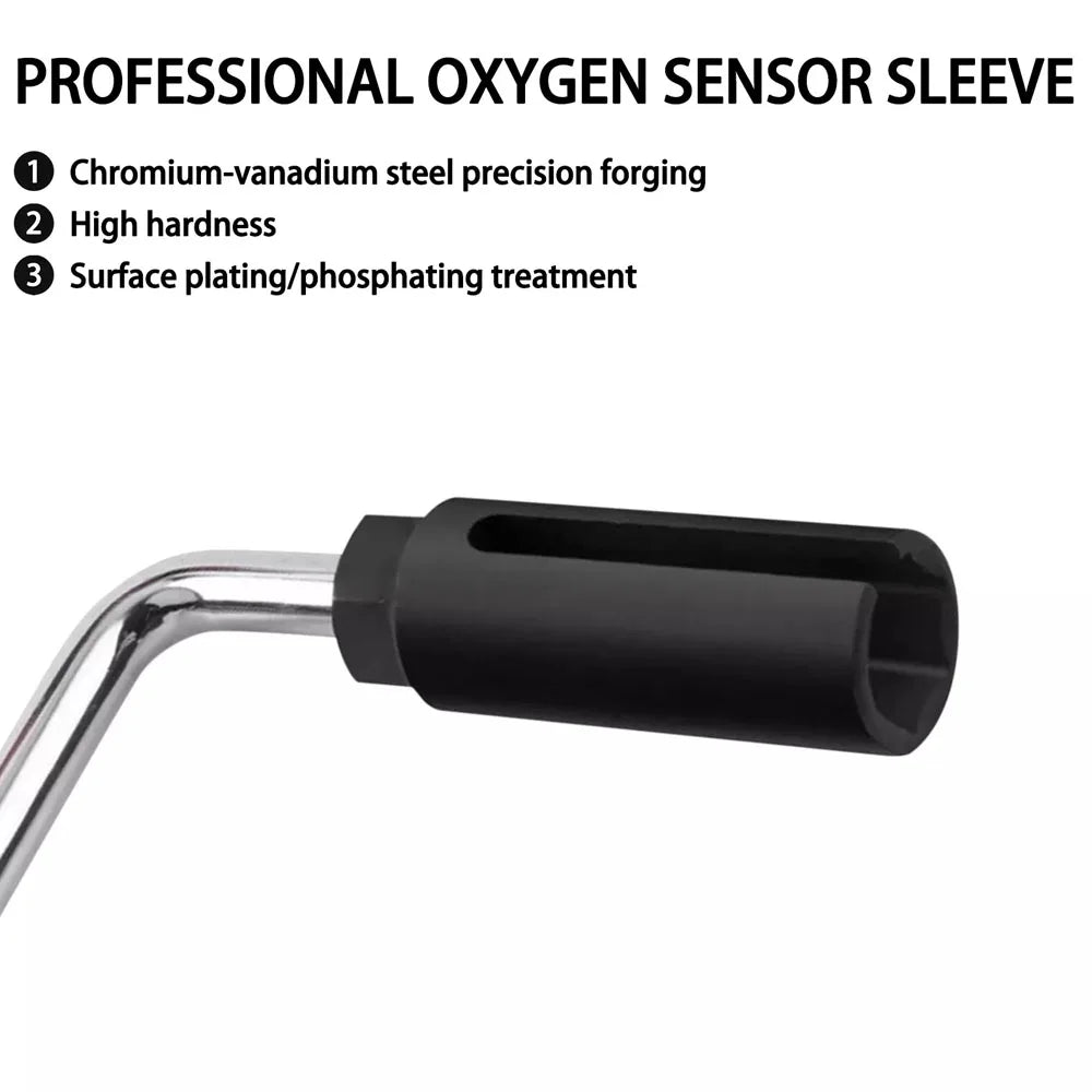 Black Narrow Mouth Oxygen Sensor Socket 22mm 1/2" Drive Sensing Socket