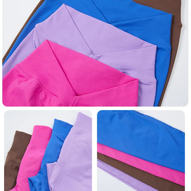 S-XL 1/2PCS Sport Bra Yoga Set Gym Suit V back Shorts Women Tracksuit