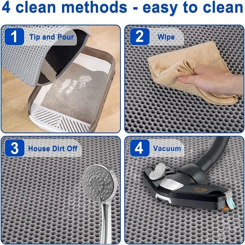 Cat Litter Mat Pet Toilet Waterproof Double Layer Pet Litter Box Mat