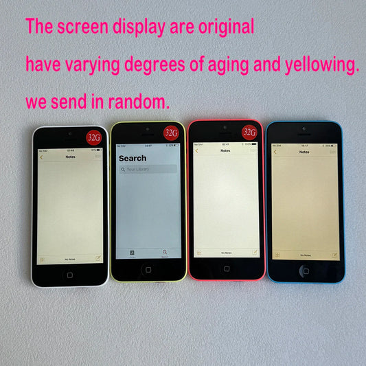 Original 4.0" iPhone 5C 3G Dual Core Mobile Cellphone 32GB ROM WIFI IOS Old Phone Unlocked CellPhone 1510mAh Battery