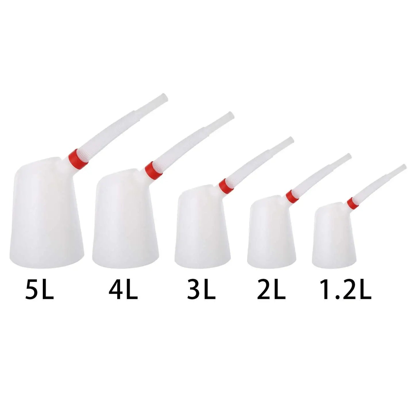 1.2L/2L/3L/4L/5L Oil Measuring Jug petrol can fuel tank with Pouring